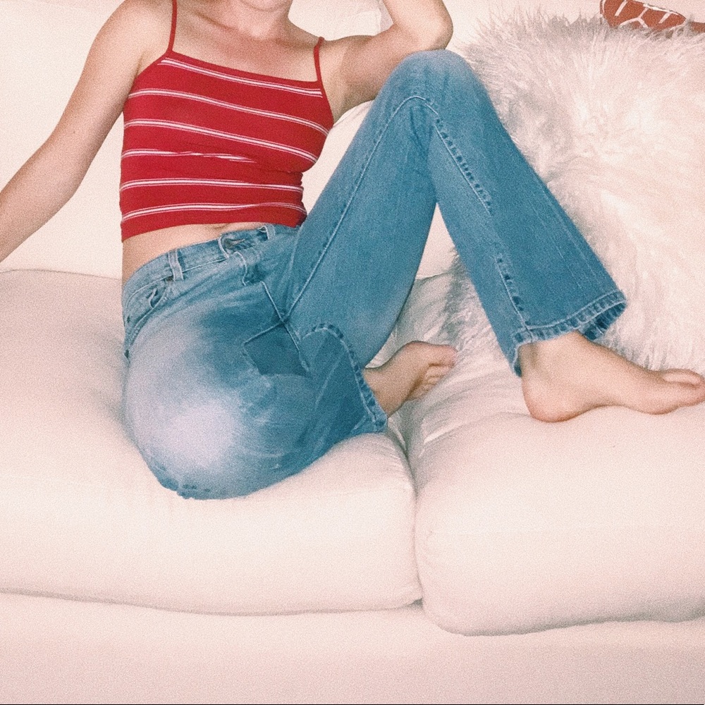 vintage levi strauss boot cut denim jeans